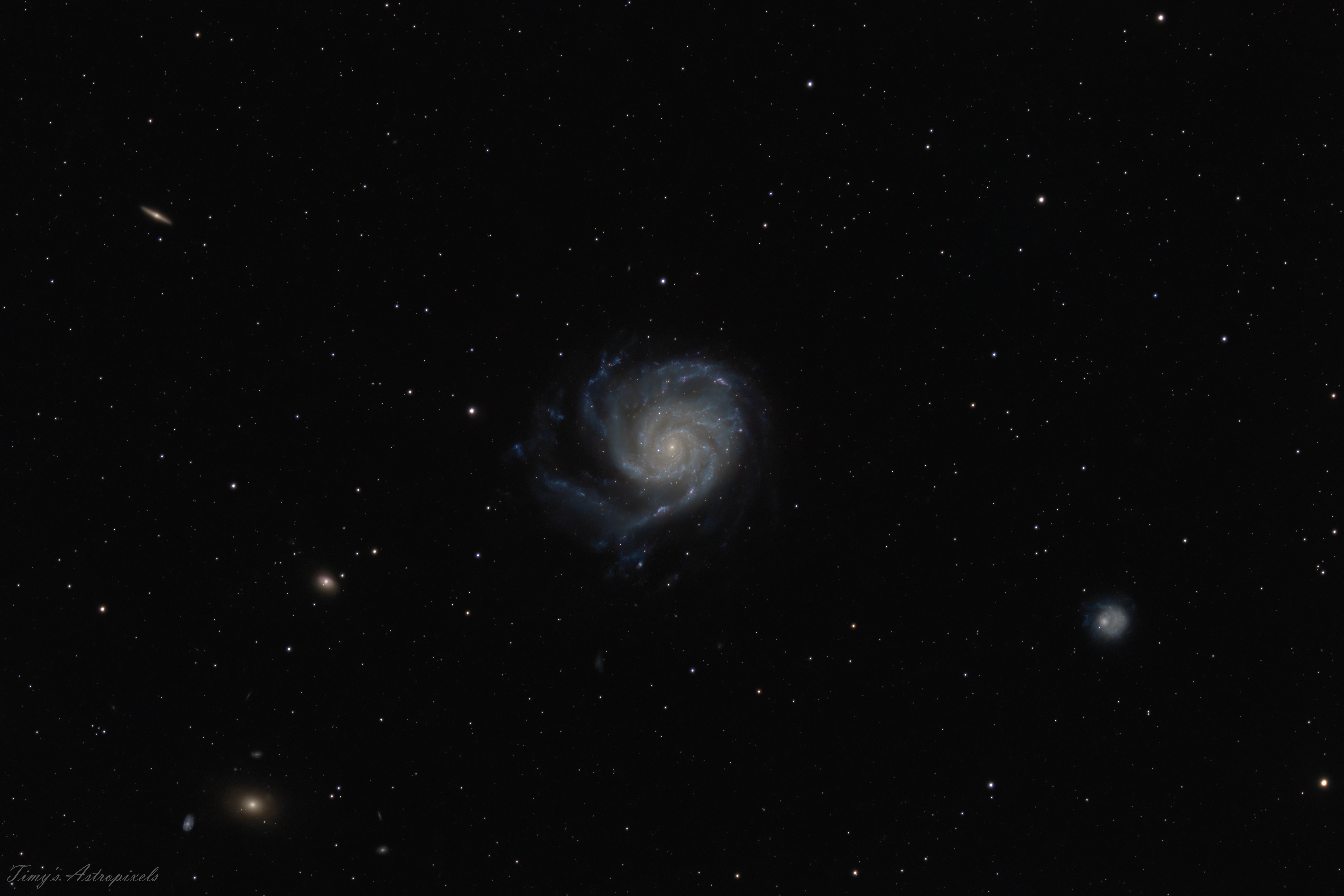 M101 Pinwheel Galaxy 04mar2025