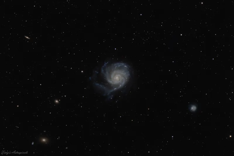 M101 Pinwheel Galaxy 04mar2025